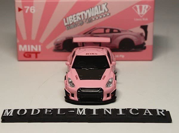 Amazon | Pink Pig！MINIGT 1/64 日産 GT-R R35 LB Works Liberty Walk