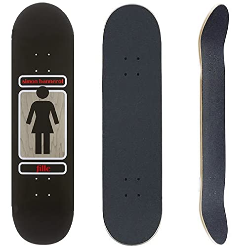 Amazon | GIRL ガール スケボーデッキ単品 GIRL サイモン バネロー (黒