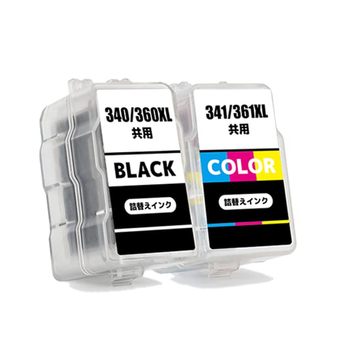 Amazon.co.jp: キャノン BC-360 BC-361 ブラック＋カラーセット