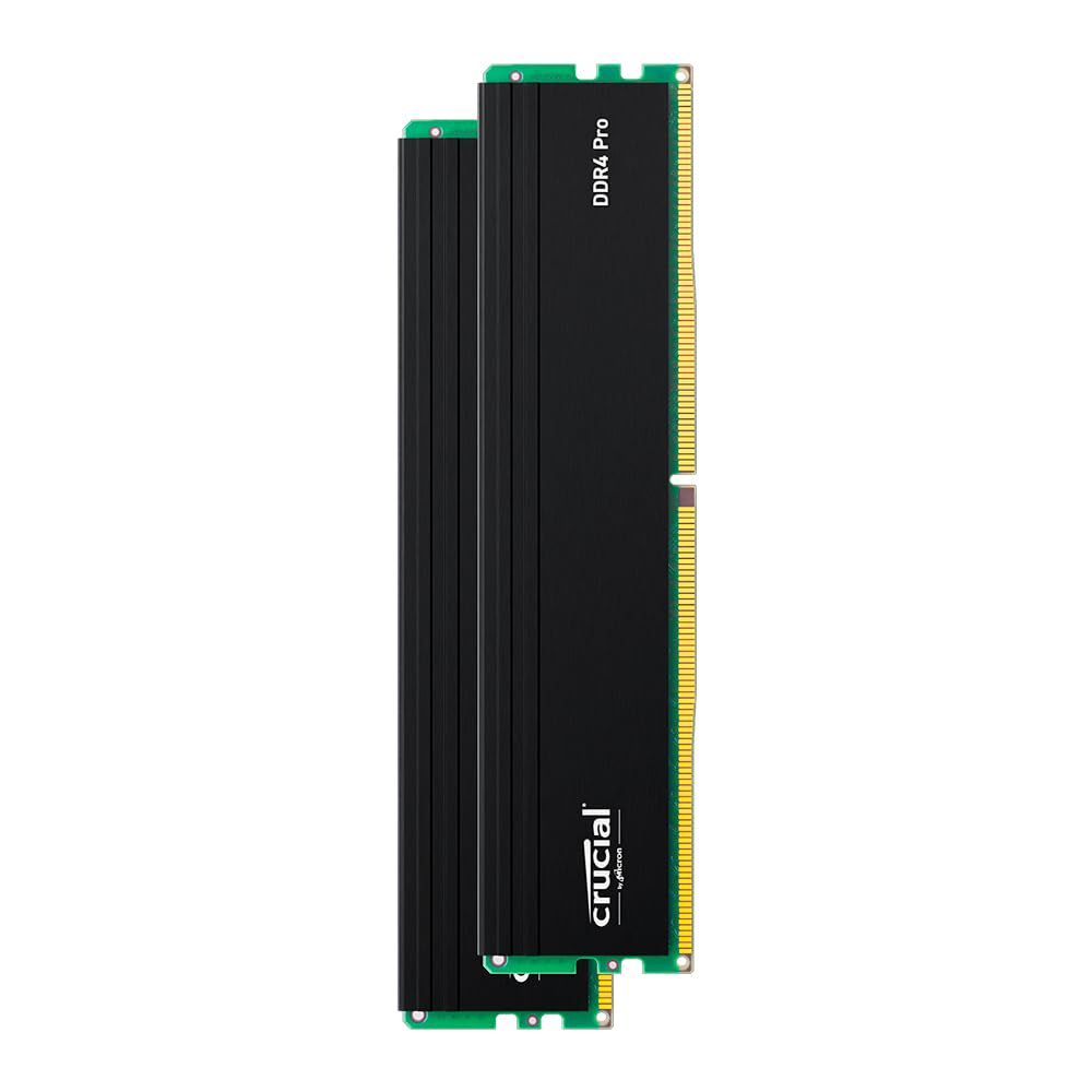 Crucial Pro 64GB DDR4 RAM Kit (2x32GB), 3200MHz (or 3000MHz or