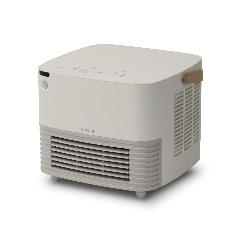Amazon | シロカ 人感センサー付き セラミックファンヒーター ポカCUBE