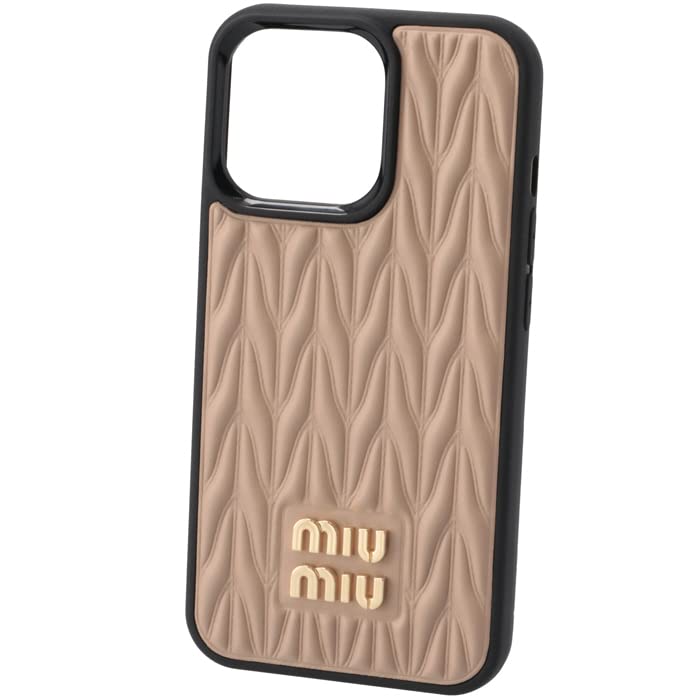 Amazon.co.jp: [MIUMIU] iPhoneケース レザー マテラッセ iPhone13Pro