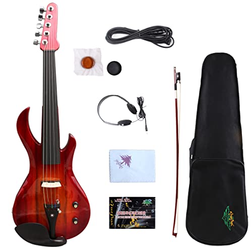 Amazon | Yinfente 5弦 バイオリン 4/4 エレキバイオリン ギター型