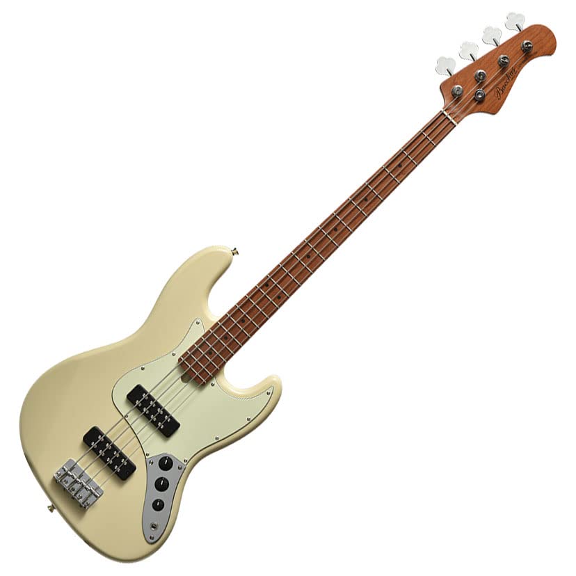Amazon.co.jp: BACCHUS BJB-2-RSM/M OWH Electric Bass : Musical
