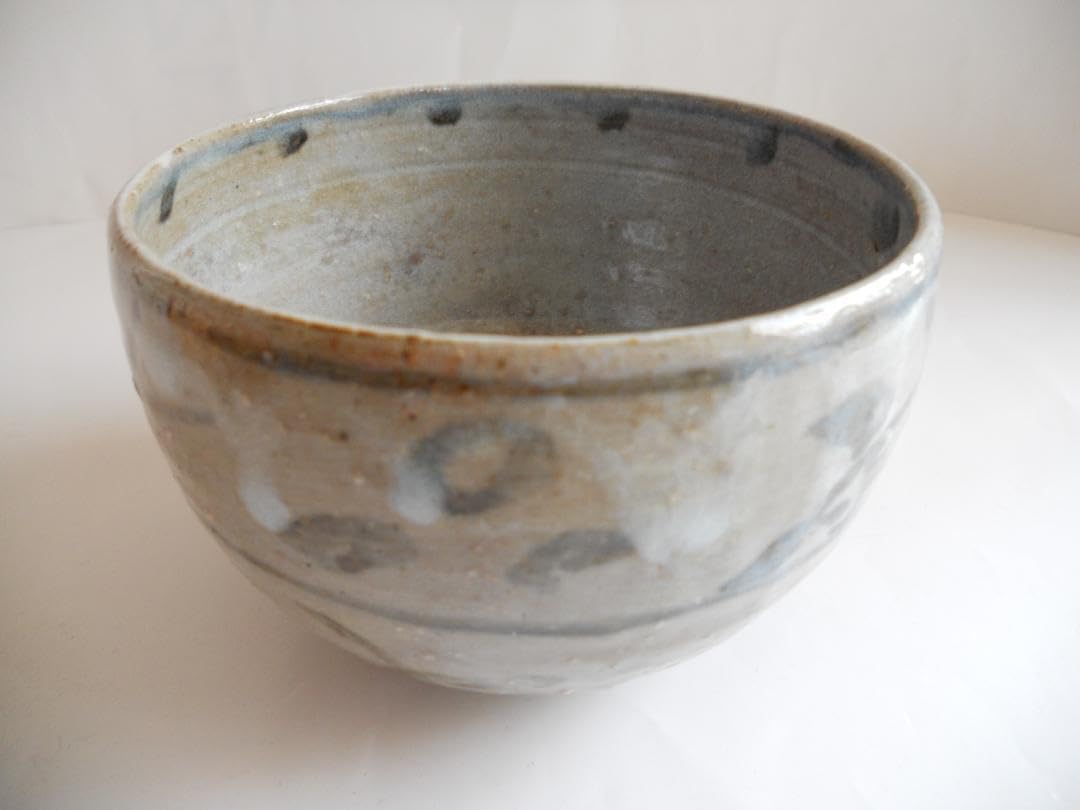 Amazon.co.jp: 平安 花黄 抹茶茶碗 ヴィンテージ 京焼 茶碗 共箱 です