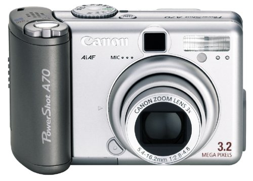 Amazon.com : Canon PowerShot A70 3.2MP Digital Camera w/ 3x