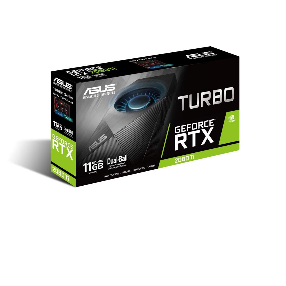 Amazon | ASUS TURBO-RTX2080TI-11G GeForce RTX 2080 Ti 11 GB GDDR6