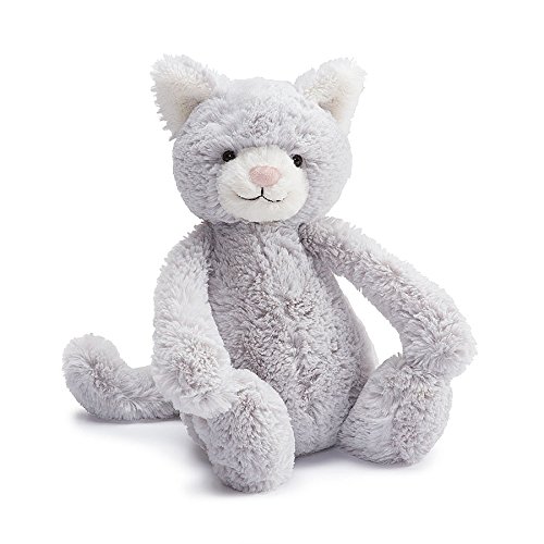 Amazon.co.jp: Jellycat(ジェリーキャット) ぬいぐるみ グレーねこ