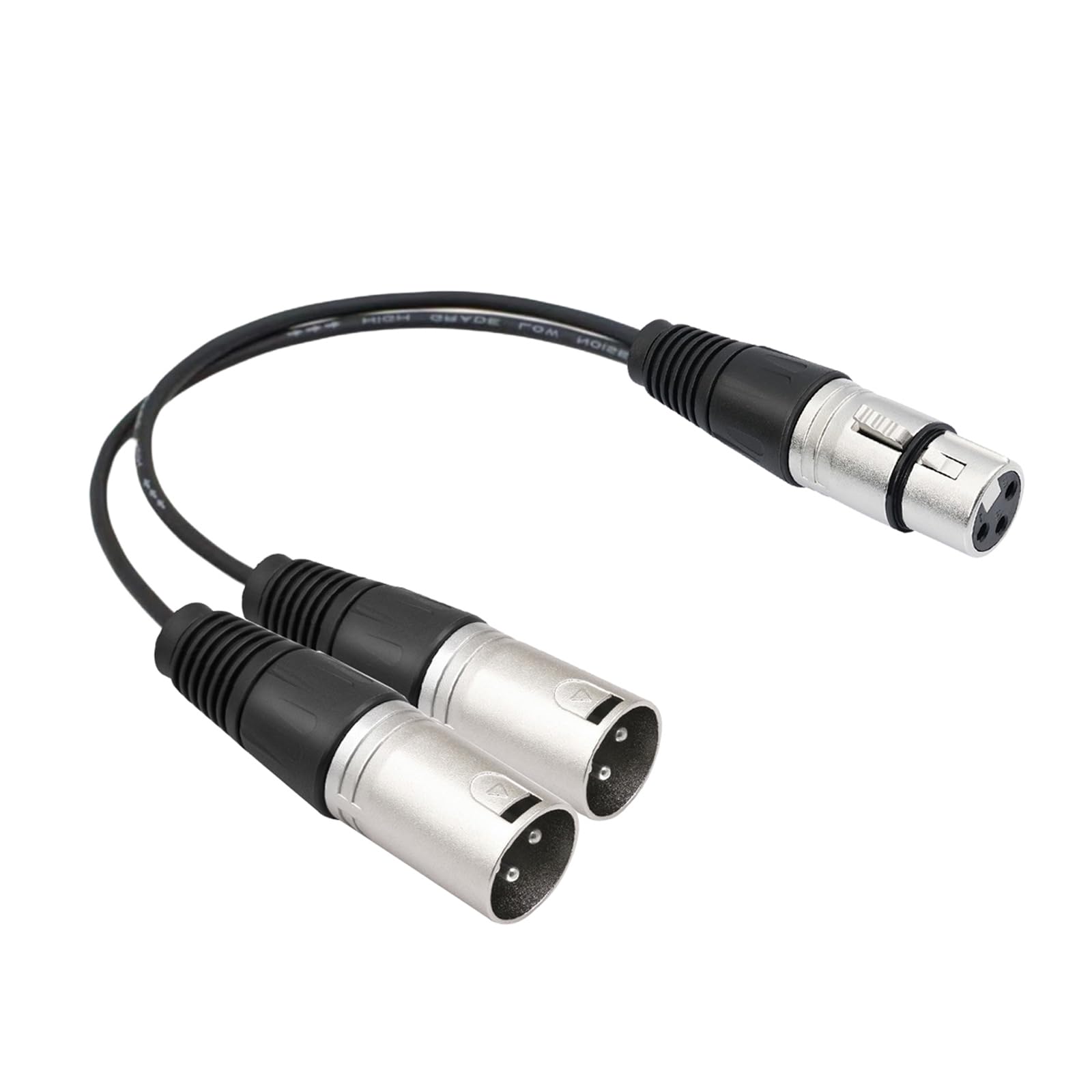 Amazon.co.jp: EIGHTNOO キャノンケーブル, xlr ケーブル 分岐 30cm 3