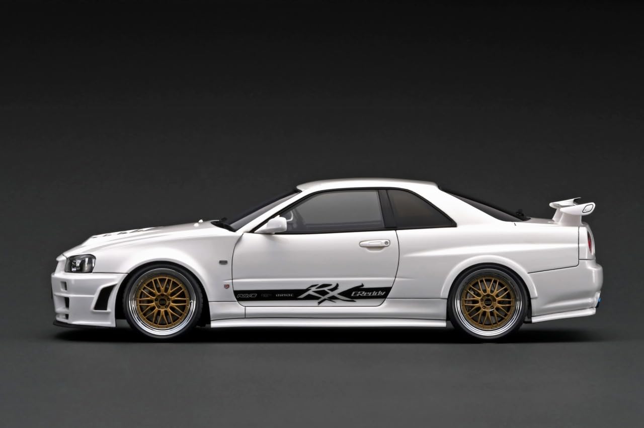 Amazon | ignition model 1/18 ニッサン Skyline GT-R (BNR34) White