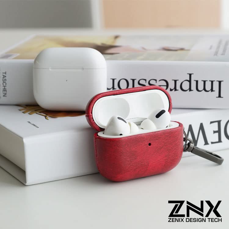 Amazon | ZENIX DESIGN TECH AirPods Pro 用 ケース カラビナ付 レザー