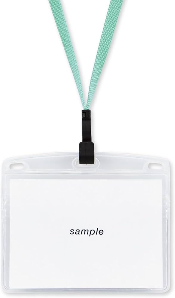 Amazon | オープン工業 吊り下げ名札 ネームプレート 名札 カード