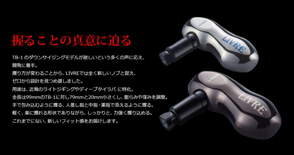 Amazon | リブレ(LIVRE) 10797 チタンハンドルノブ TB-S ダイワ L用
