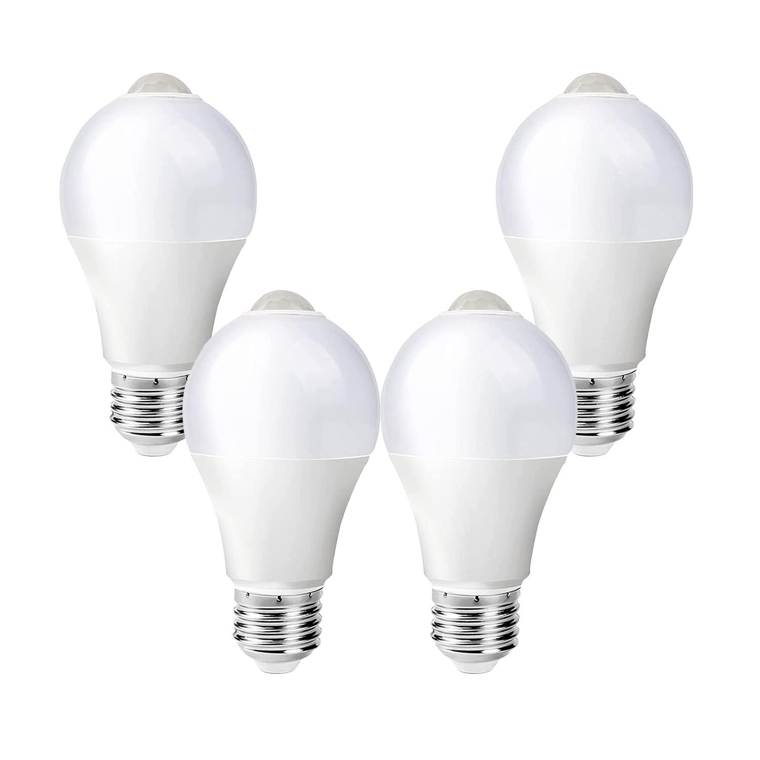 Amazon | 人感センサー LED電球 15W 昼白色 4個入 150W形相当 赤外線