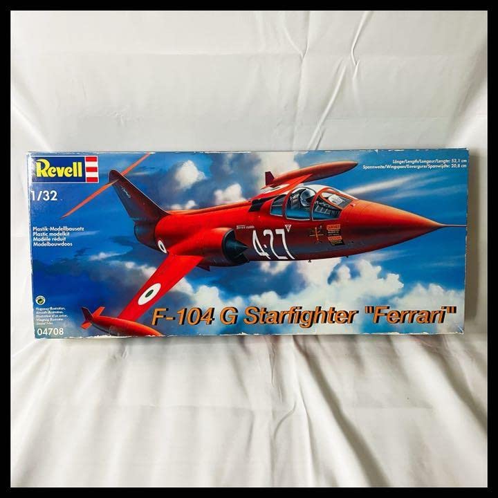 レベル 1/32 F-104G スターファイター フェラーリ 希少 新品未組立