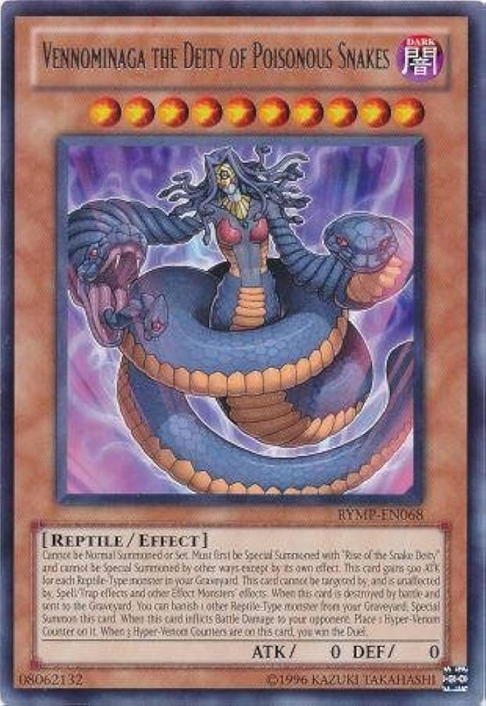 Amazon.com: YU-GI-OH! - Vennominaga The Deity of Poisonous Snakes