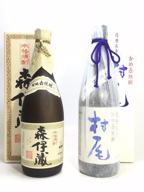 Amazon.co.jp: 森伊蔵 720ml JAL、村尾 750ml ANA 飲み比べ : 食品