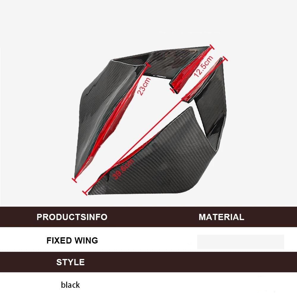 Amazon.co.jp: オートバイ用スポイラー オートバイ固定ウィング に適合