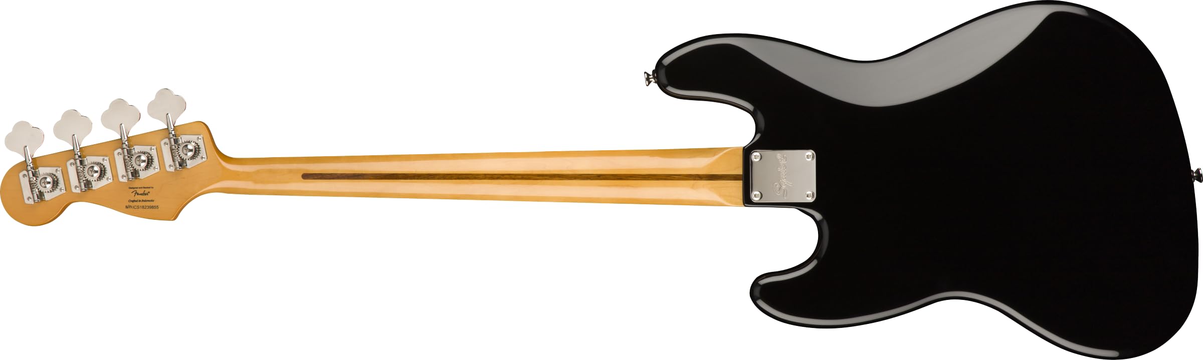 Amazon.com: Squier Classic Vibe 70s Jazz Bass, Black, Maple