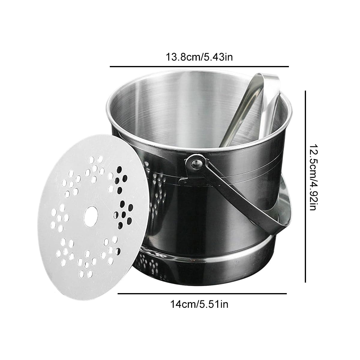 Amazon｜アイスペール 1L アイスバケツ 溶けない ステンレス構造 氷