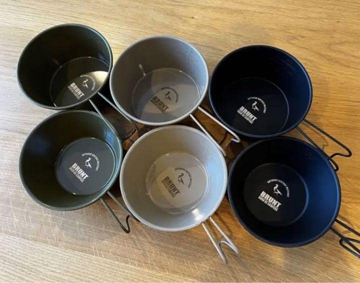 Amazon.co.jp: BUSH DE BRUNTシェラカップ 浅型 深型 6セット キャンプ