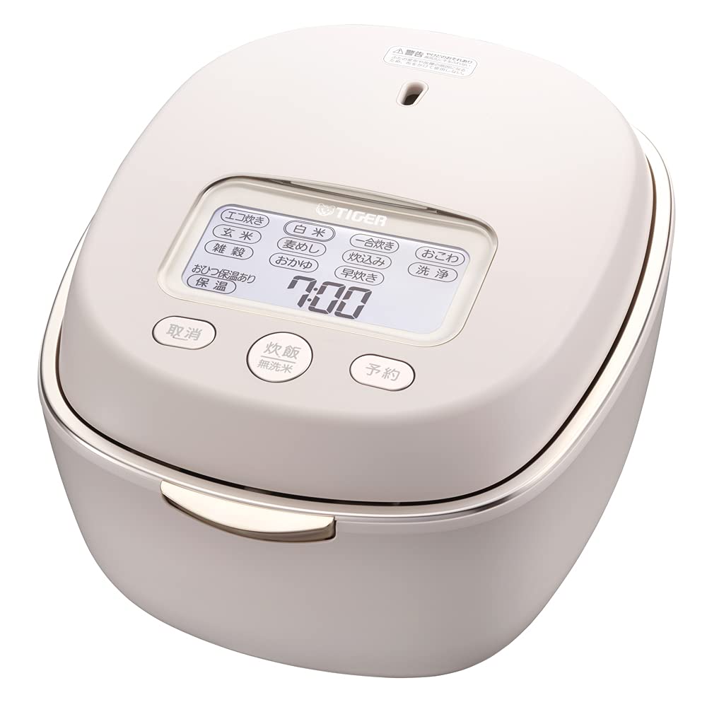 Amazon | タイガー魔法瓶 炊きたて ご泡火炊き JPL-G100-WE [エクリュ