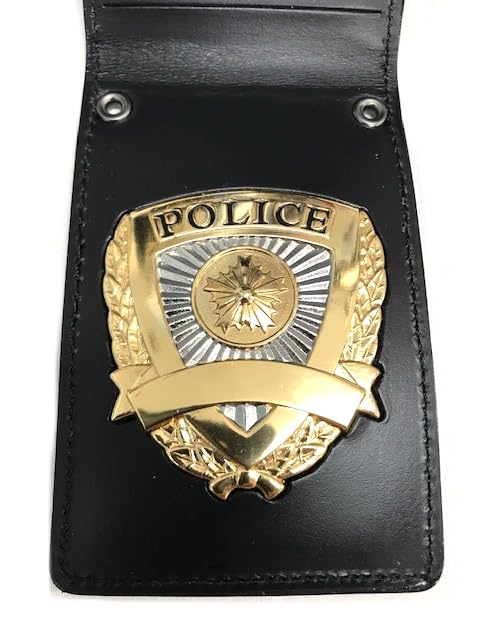 Amazon.co.jp: 警察手帳レプリカ (黒革スタンダード1) : ホビー