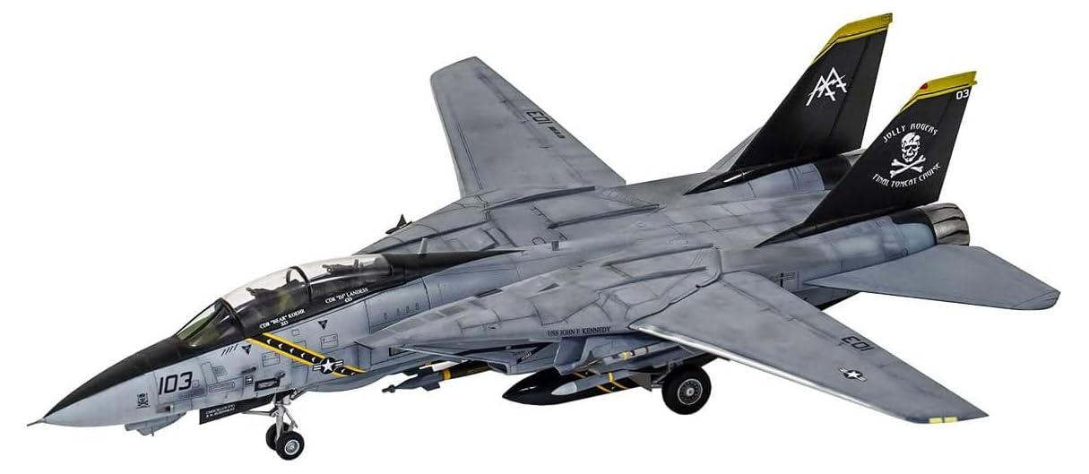 Amazon.com: Academy 1/72 US Navy F-14B Tomcat VF-103 Jolly Rogers