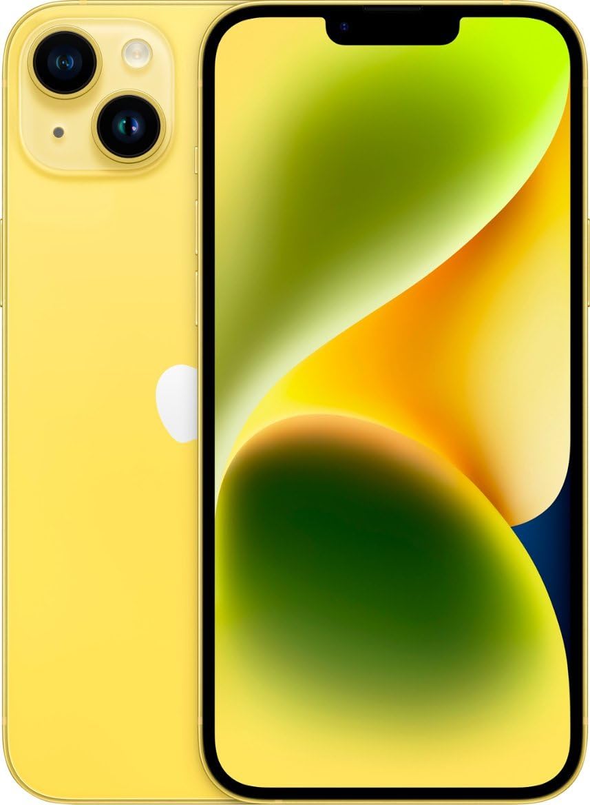Amazon.com: Apple iPhone 14 Plus, 256GB, Yellow - Unlocked