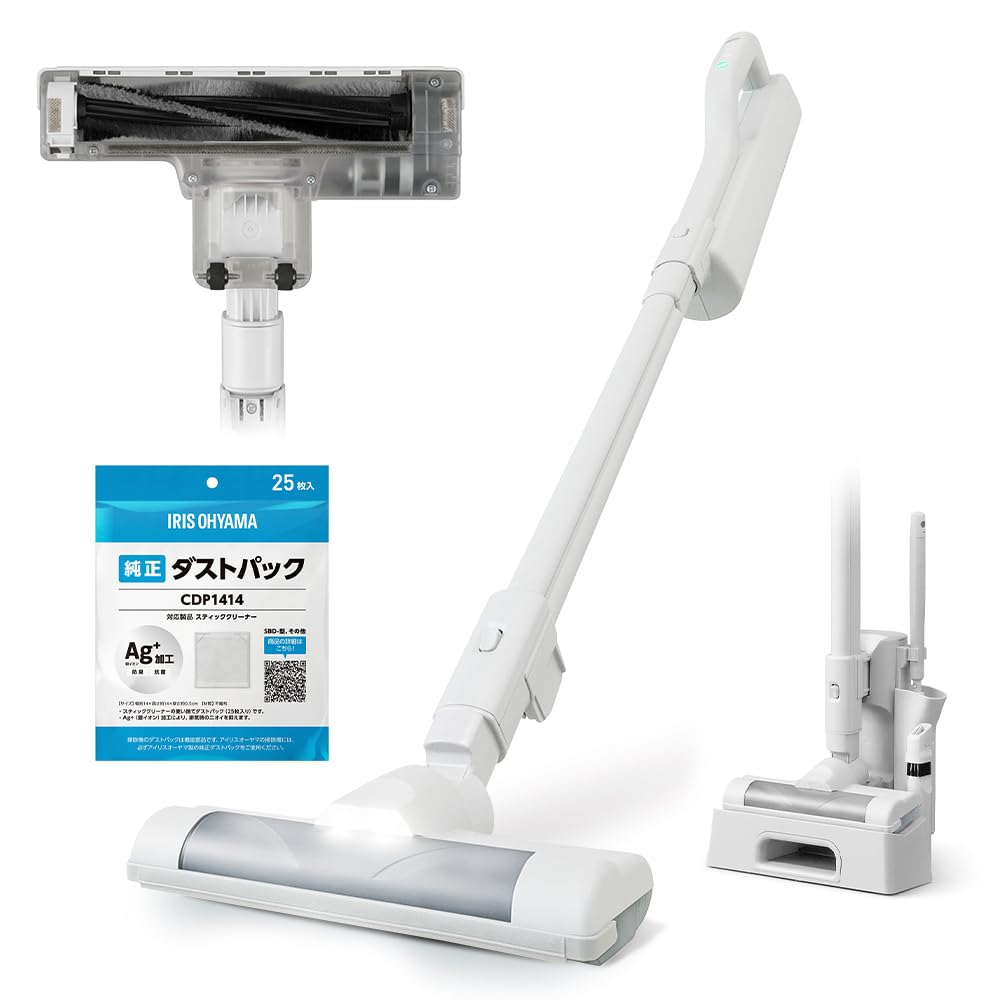 Amazon.co.jp: 【紙パック式】アイリスオーヤマ コードレス掃除機 マジ