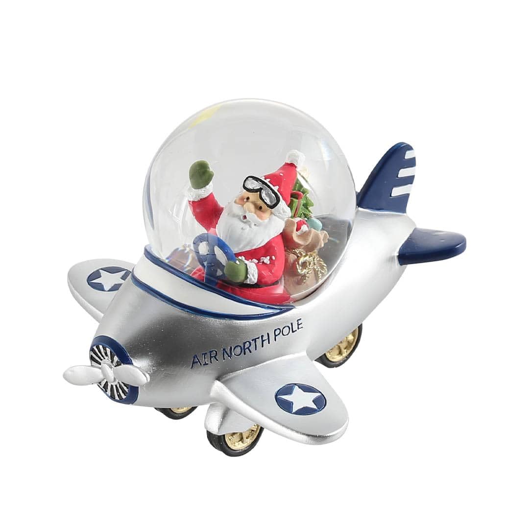 Amazon.co.jp: ダルトン(Dulton) スノードーム クリスマス 空飛ぶ