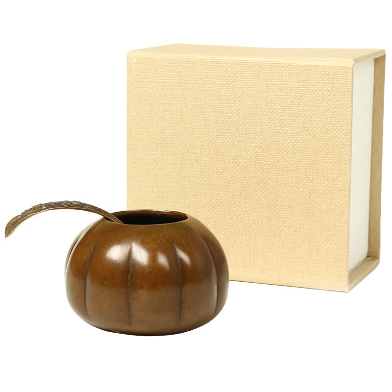 Amazon.co.jp: 書道用具 水盂 筆洗 水滴 水壺 時代物 純銅製 置物 書道