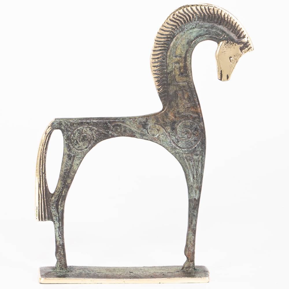 古代ギリシャ スパルタ ブロンズ製 馬の像 幾何学時代 レプリカ 古代