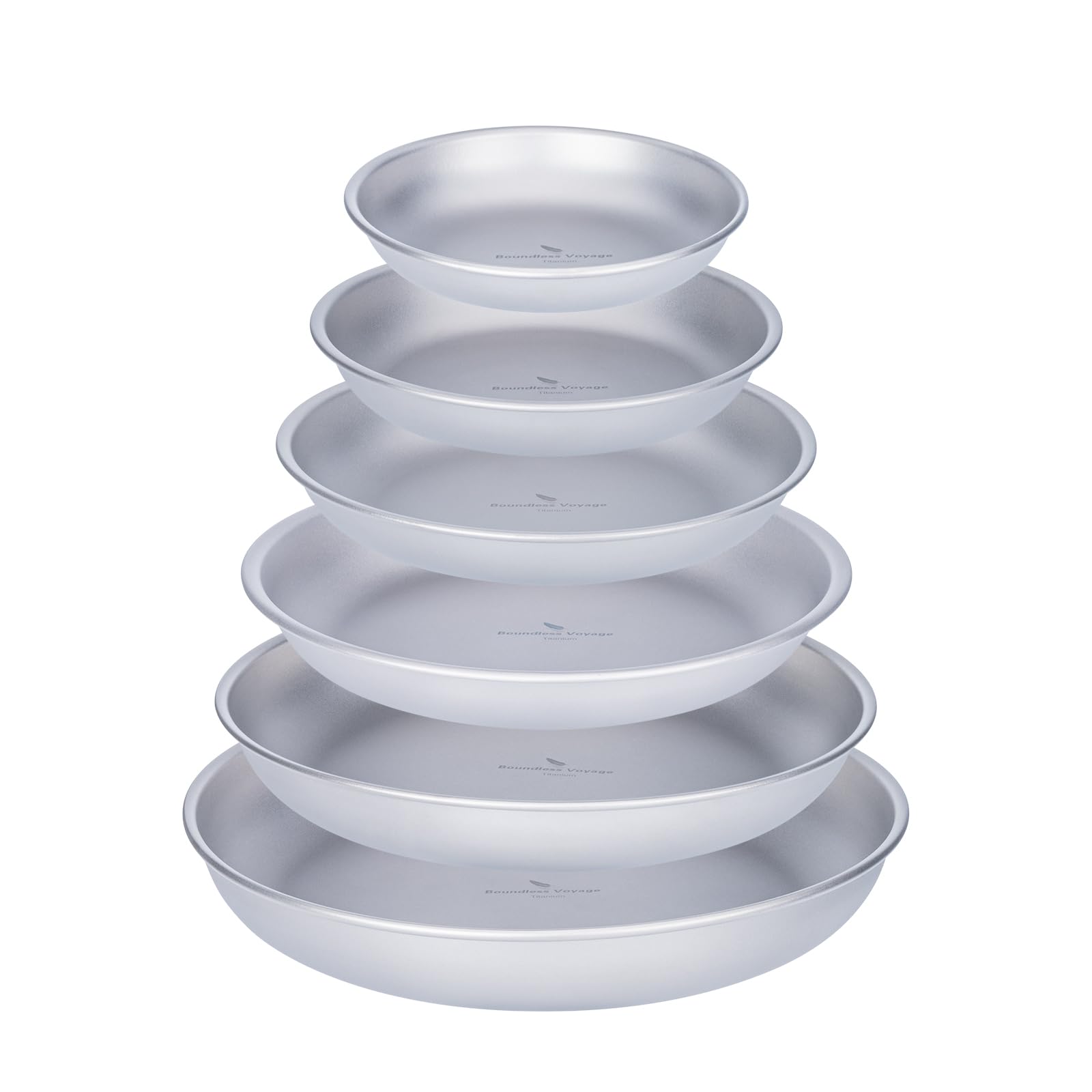 Amazon.co.jp: Boundless Voyage チタンプレート キャンプ皿 食器 割れ