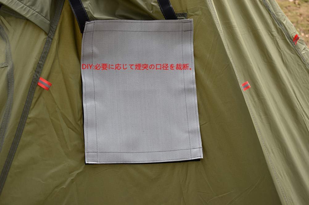 Amazon.co.jp: 4人用 ワンポールテント 八角形 テントシートセット