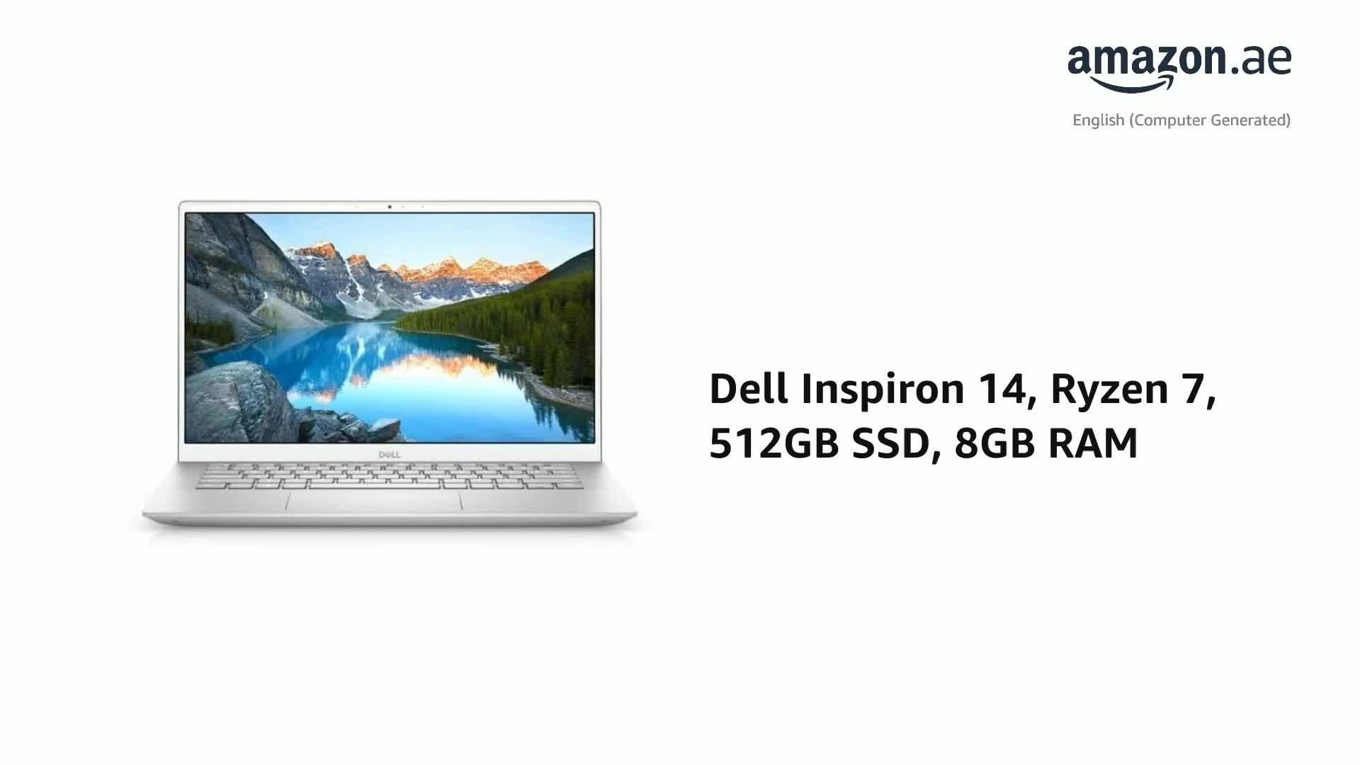 Dell Inspiron 14 5405 Laptop, AMD Ryzen™ 7-4700U, 14 Inch FHD