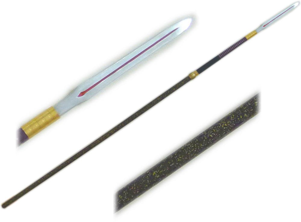 Amazon.co.jp: 槍 上槍 4本継 全長198cm 踊り用小道具 日本舞踊