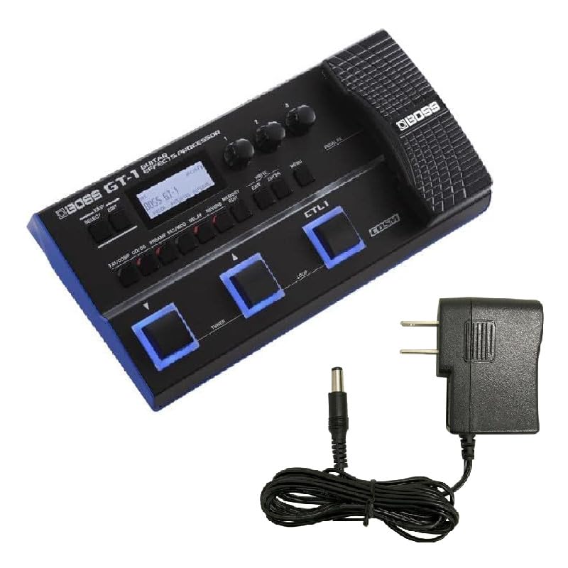 Amazon | BOSS ボス GT-1 マルチエフェクター + 汎用 9V アダプター