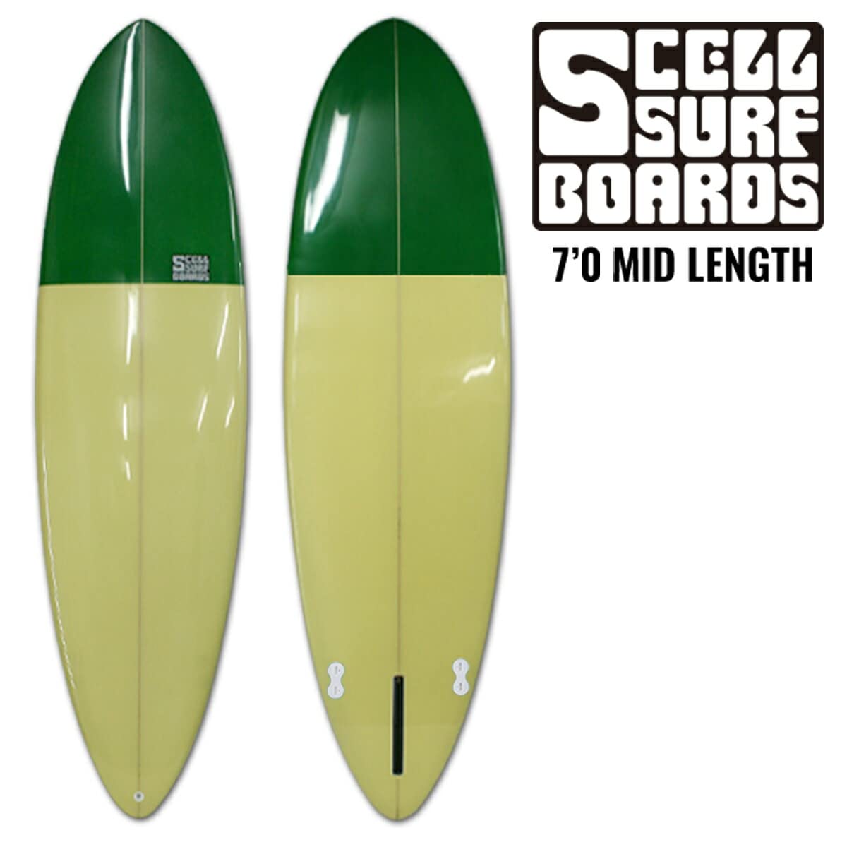 Amazon | SCELL セル ミッドレングス 7'0 レトロ オルタナティブ