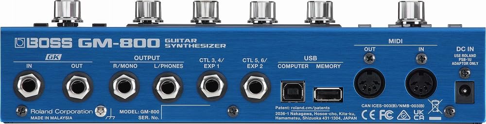 Amazon | BOSS/GM-800 Guitar Synthesizer + GK-5ピックアップ + BGK