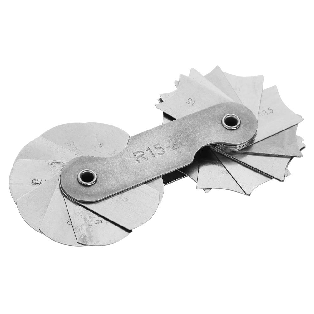 Amazon.co.jp: TOPINCN ラジアスゲージ 半径測定 ゲージ ラジアス