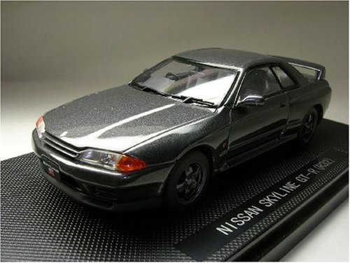 Amazon | エブロ 1/43 ニッサン スカイラインGT-R (R32) ガングレー