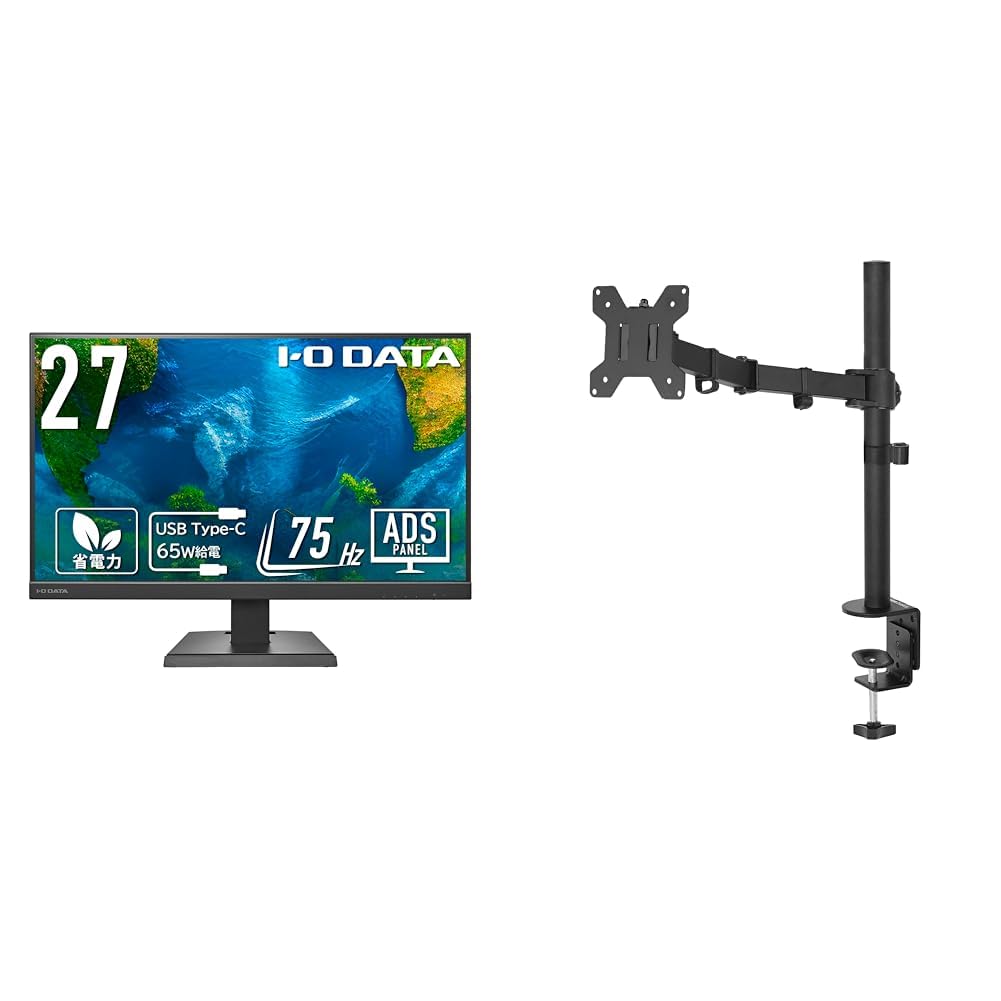 Amazon.co.jp: IODATA モニター 27インチ ADSパネル 非光沢 ブラック