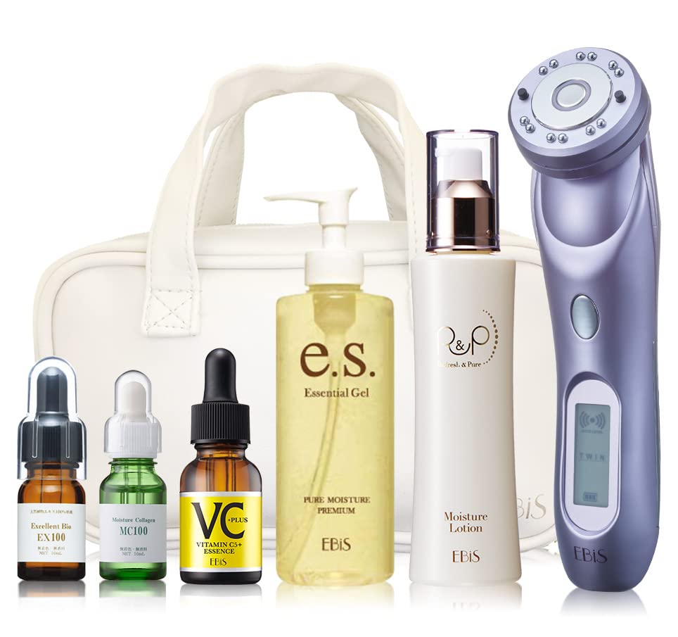 Amazon.co.jp: エビス化粧品(EBiS) 美顔器 超音波美顔器 ツインエレナ