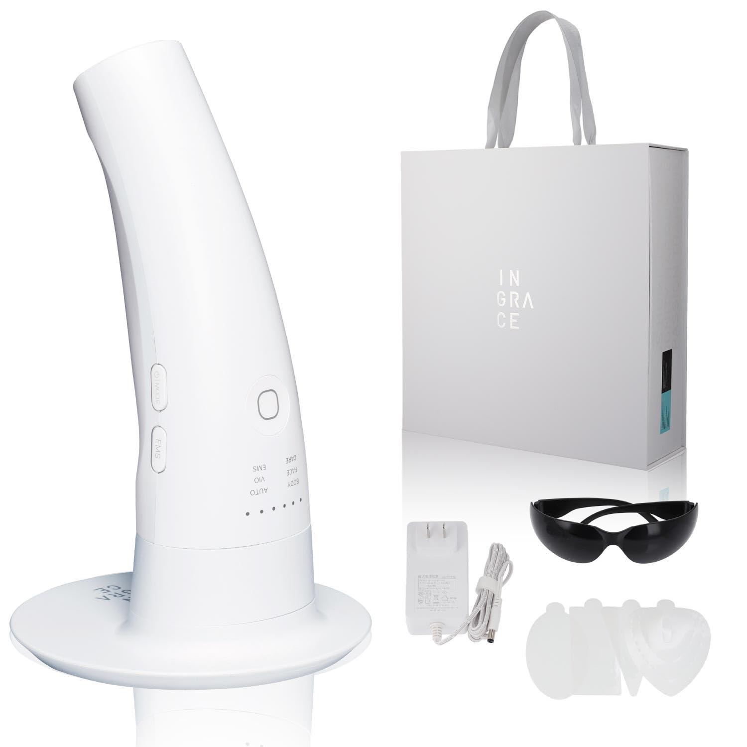 Amazon.co.jp: INGRACE イングレイス 光美容器 MBE101A (ホワイト