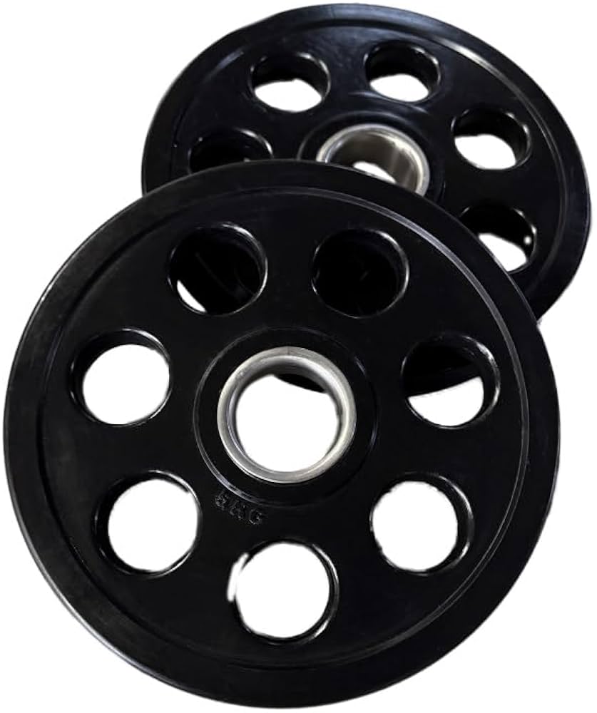 Amazon | 【WNJAPAN】ダンベル オリンピック ラバープレート 7穴