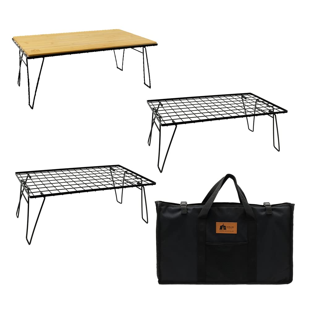 Amazon.co.jp: HIBARI フィールドラック キャンピングラック 3個セット