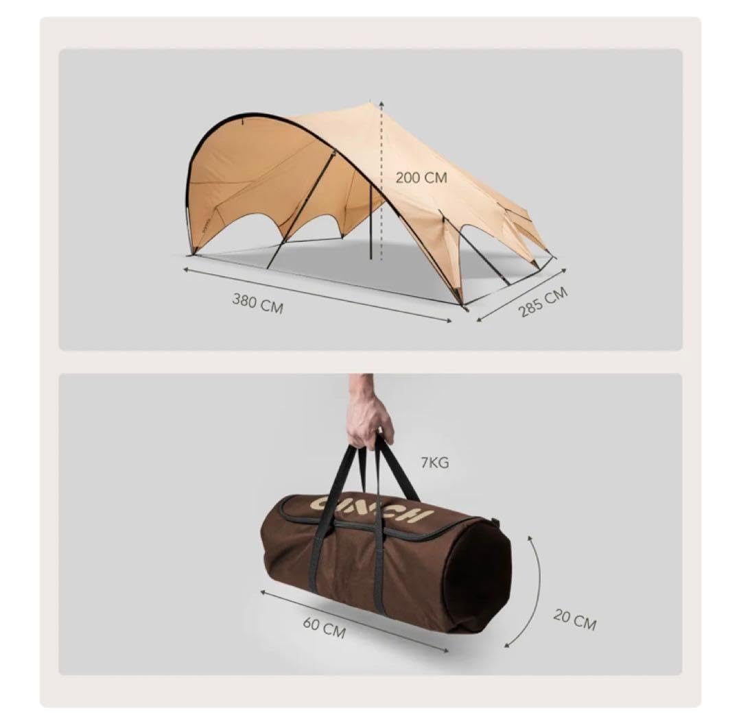 Amazon.co.jp: タープテント 車サイド SHELTER Cinch Outdoors