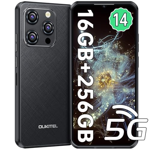 Amazon | OUKITEL WP52 Android14 5G simフリー スマホ 本体 16GB RAM+
