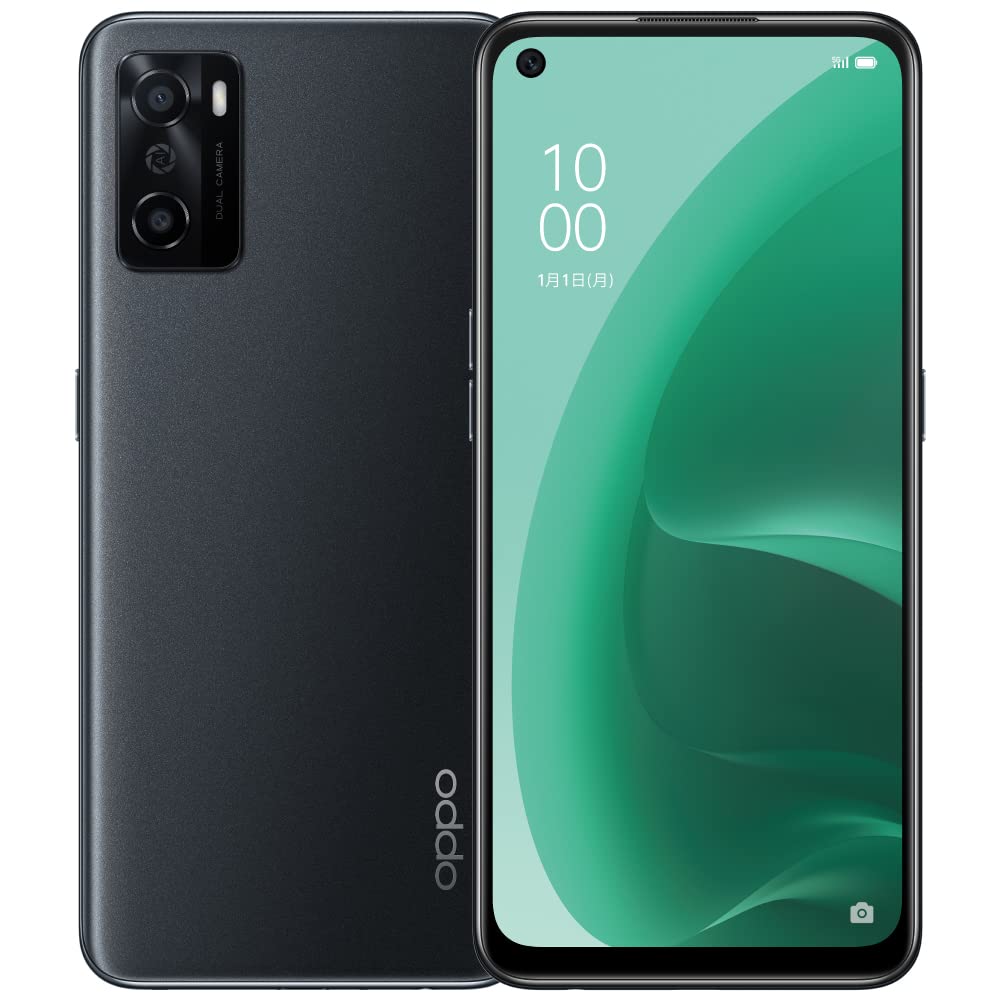 Amazon | OPPO A55s ブラック CPH2309 docomo/au/SoftBank/Rakuten